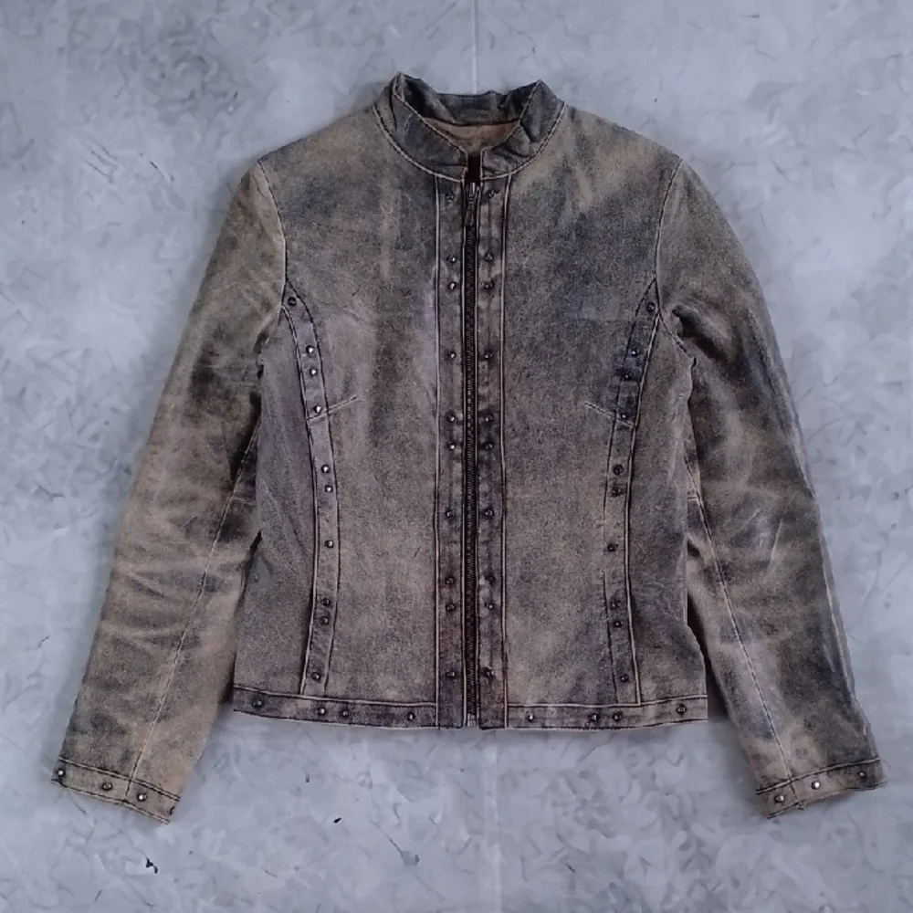 Danier Studded Leather Jacket - Picture 1 of 10